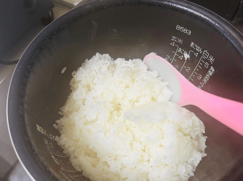 break up rice